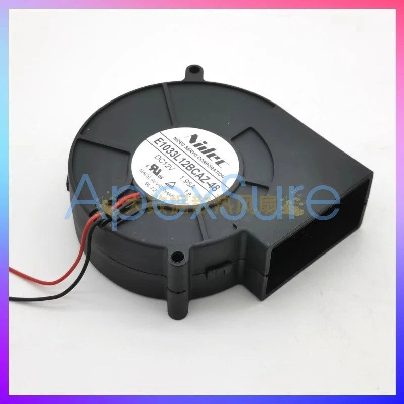 Nidec E1033L12BCAZ-48 DC12V 1.95A 9733 2-Wire Centrifugal Turbo Cooling Fan
