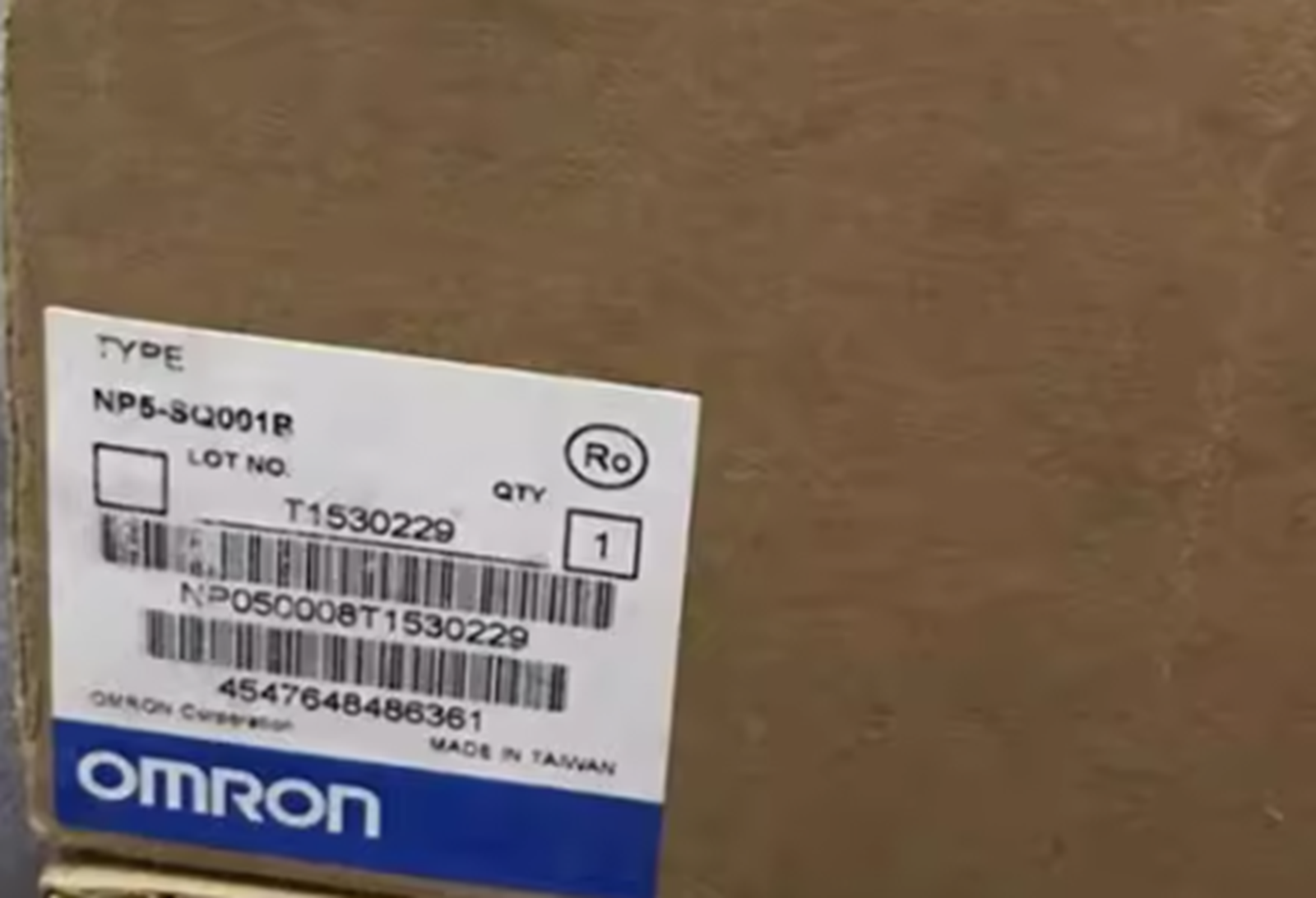Omron NP5-SQ001B 5.7in Color HMI Controller with 6 Key - OMRON AUTOMATION & SAFETY