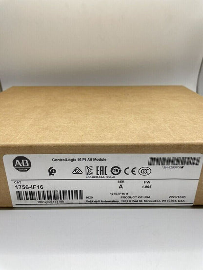 Allen-Bradley 1756IF16 16 Pt Input Module New - ALLEN-BRADLEY