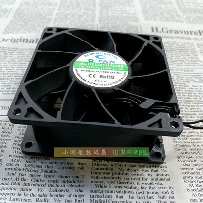 1pcs  D-FAN DEH9238B 9038 9CM 220~240v 6.0W chassis cooling fan