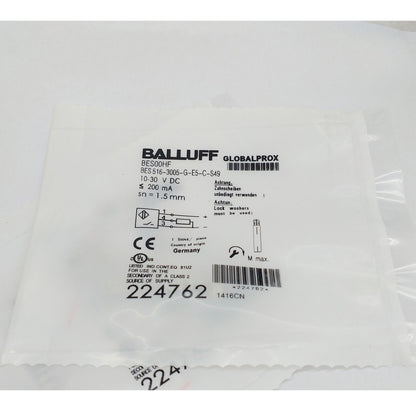 new ONE BALLUFF BES 516-3005-G-E5-C-S49 Proximity Switch - BALLUFF