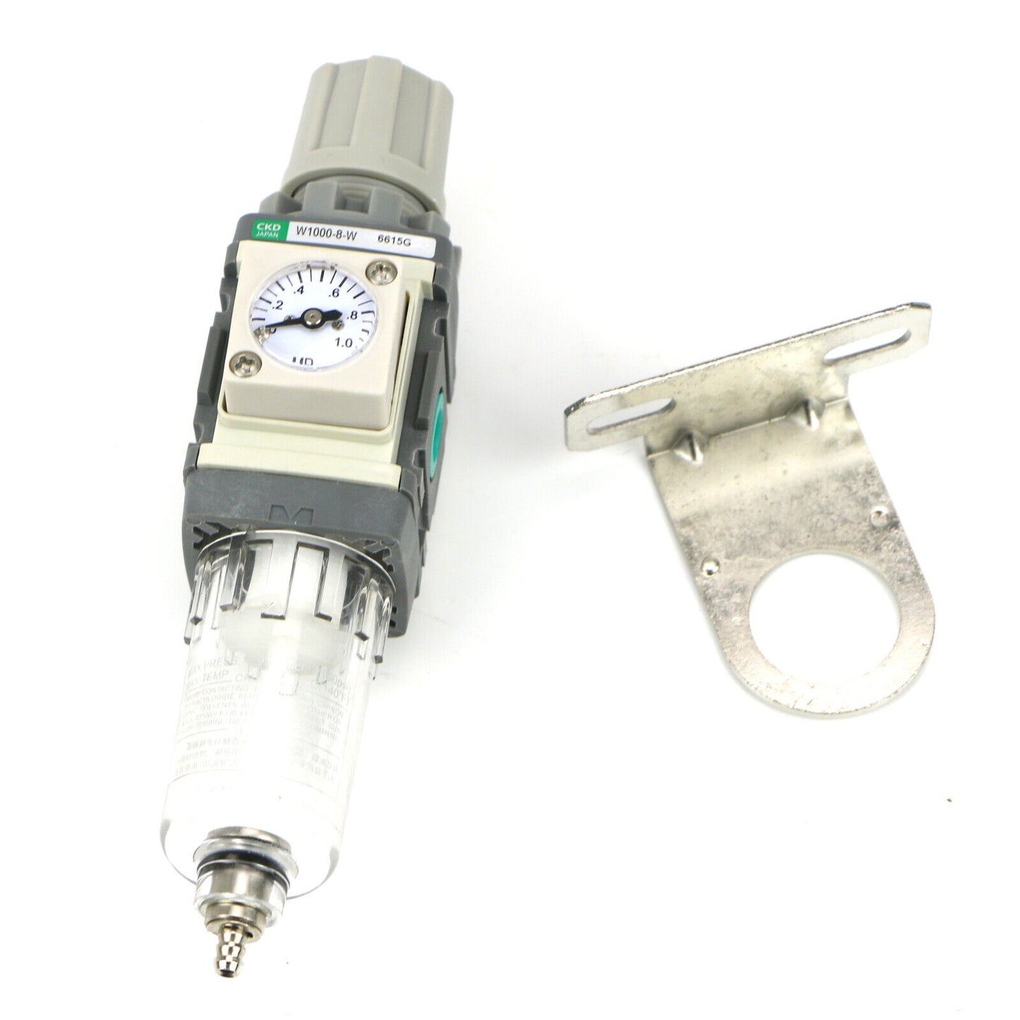 NEW CKD W1000-8-W Filter Pressure Relief Valve, Industrial Pressure Relief Valve with High-Flow Filter, 1000 psi, 8-inch, Filter Design, Easy Installation - CKD