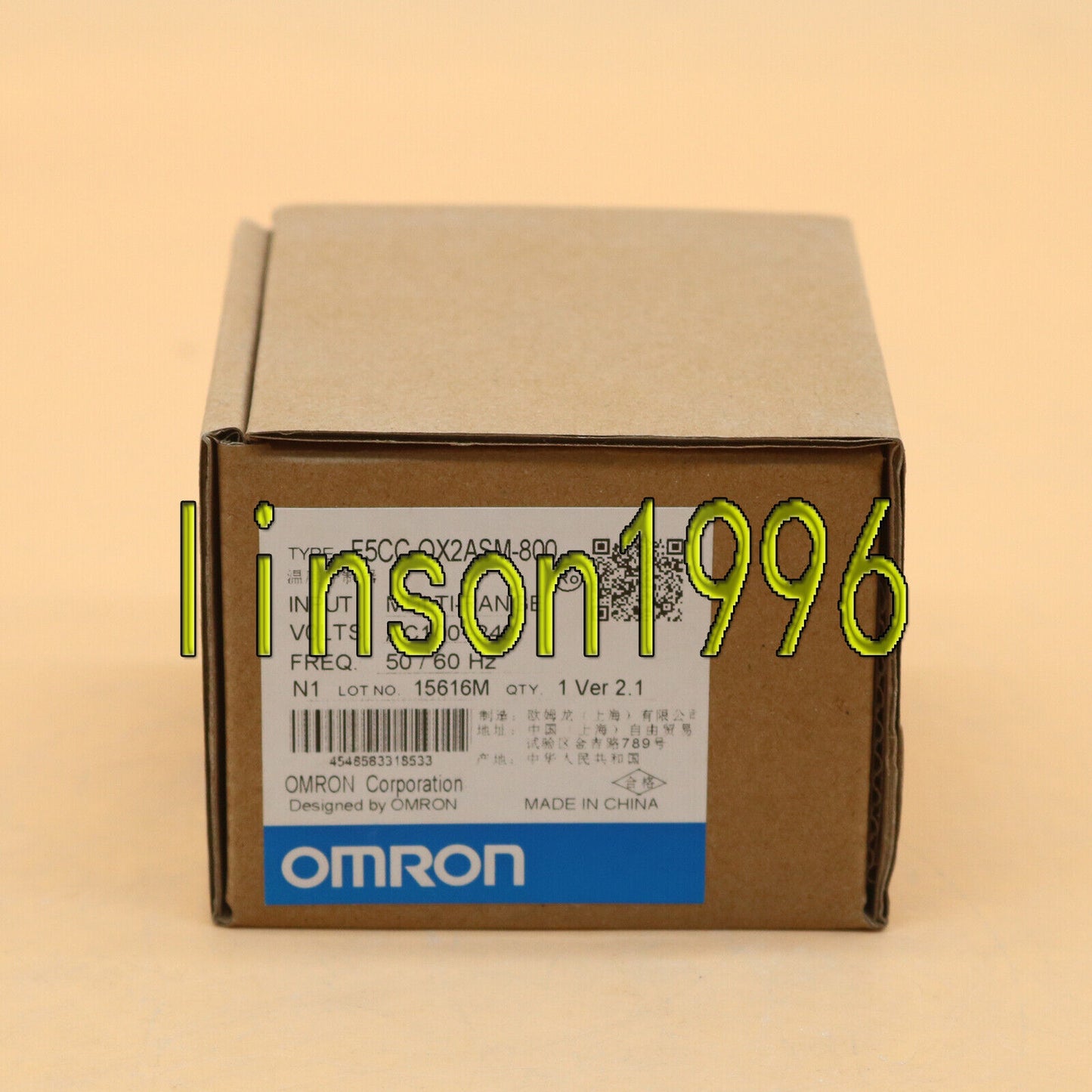 Omron E5CC-QX2ASM-800 Temperature Controller 100-240VAC - OMRON