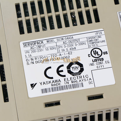 New ONE Yaskawa SGDM04ADA Servo Drive - YASKAWA