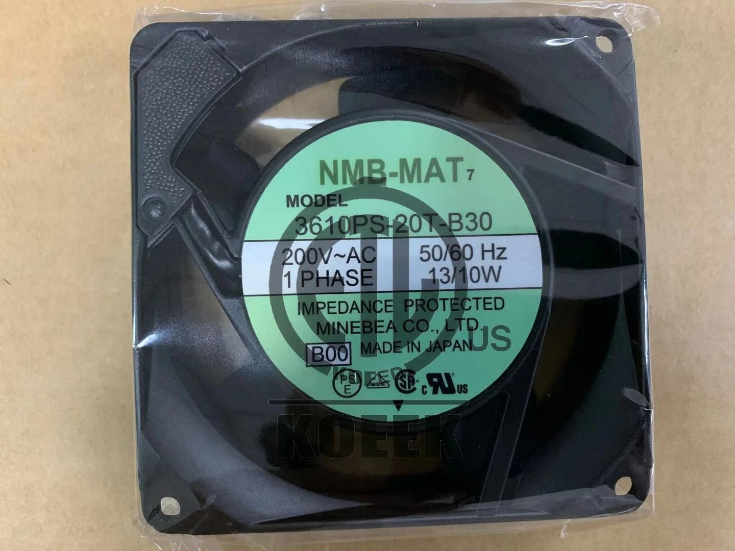 NMB-MAT 3610PS-20T-B30 fan AV200V 13/10W 90*90*25mm