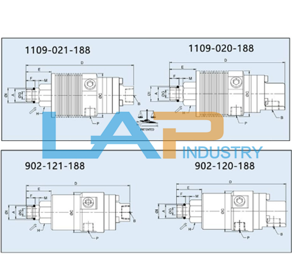 new 1Pcs  902-120-188 high speed coolant rotary joint suitable