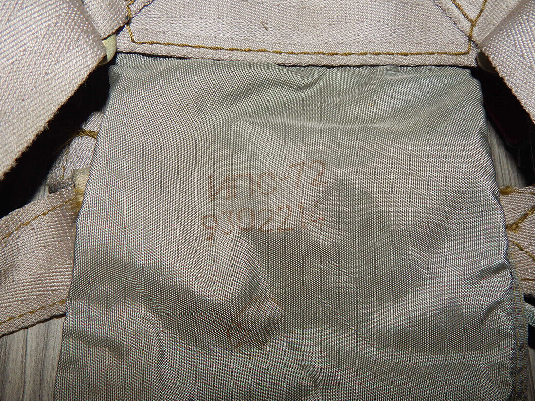 Used Soviet Russian Parachute PSU-36 Ejection Seat K-36 Orange Belt IPS-72 Harness - PARACHUTE EQUIPMENT