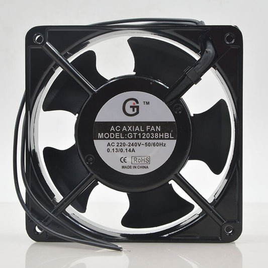 1pcs  GT GT12038HBL 12cm 220v 0.14A 12038 cabinet axial fan