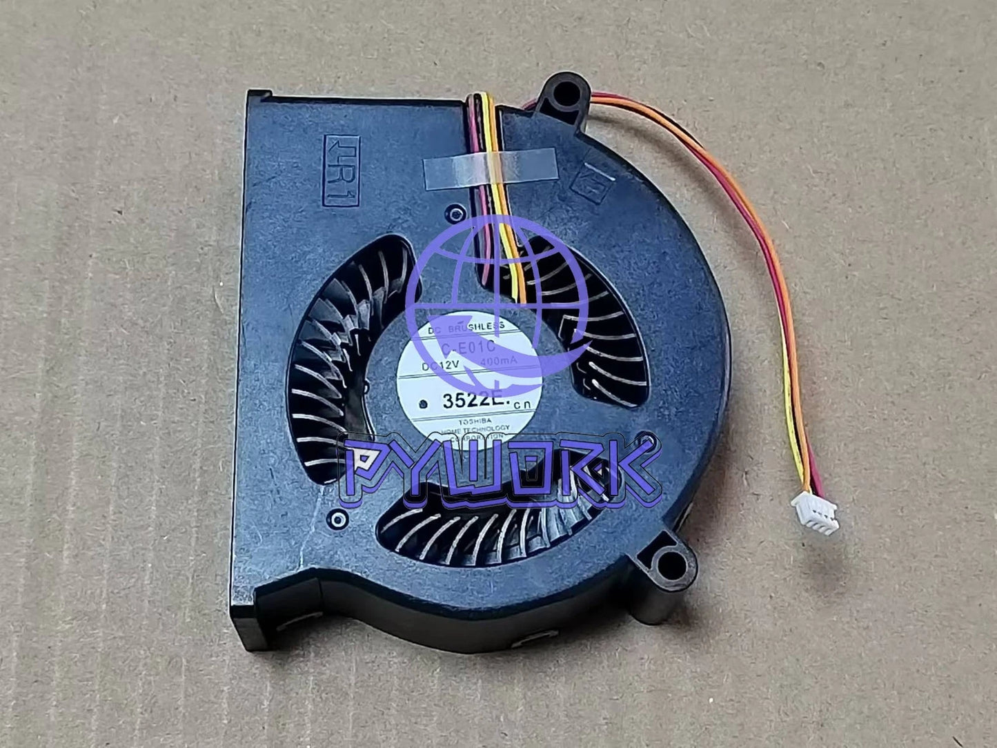 1PCS Toshiba C-E01C DC 12V 400MA Server Blower Fan 80x73x25mm 4-Wire