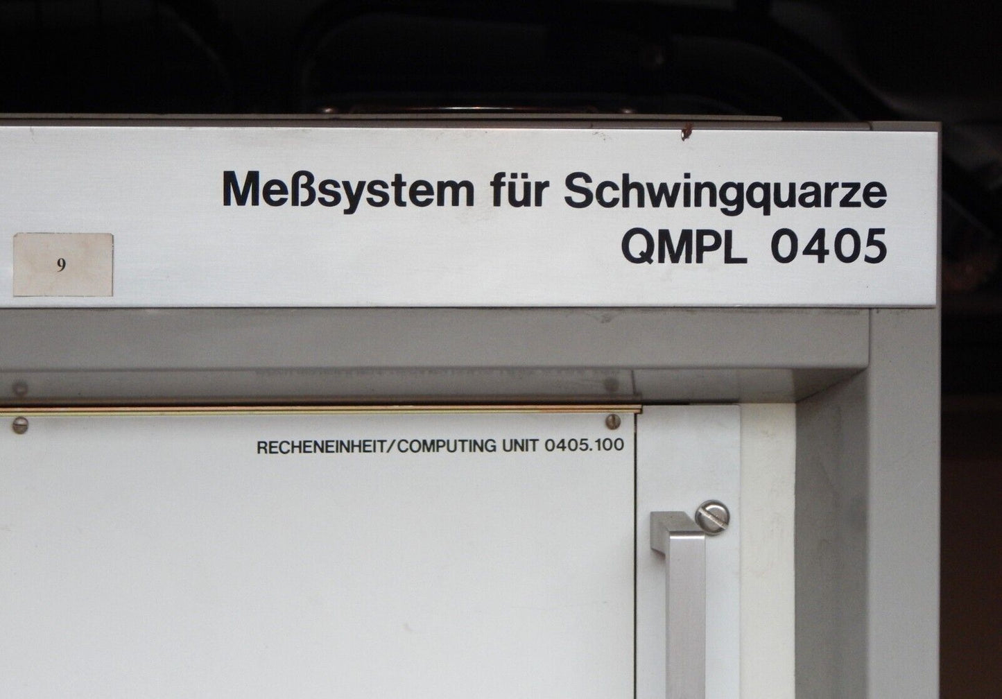 used TELEFUNKEN QMPL 0405 measuring system for quartz crystals computing unit - TELEFUNKEN