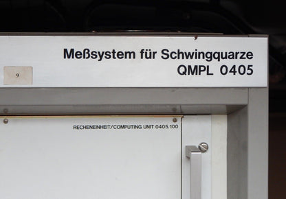 used TELEFUNKEN QMPL 0405 measuring system for quartz crystals computing unit - TELEFUNKEN