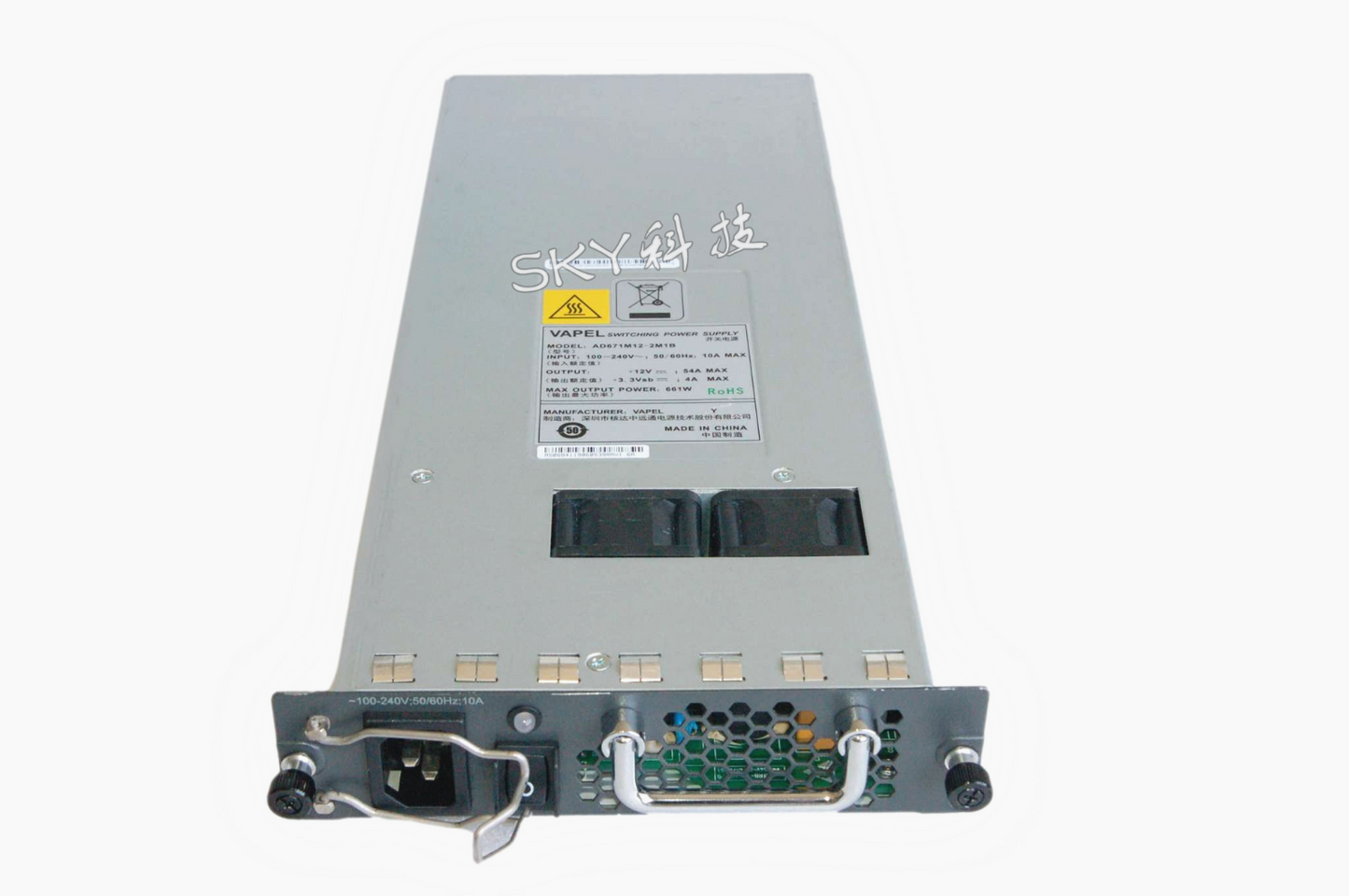 1pcs    switching power supply H3C AD671M12-2M1B 661W switch power suppl