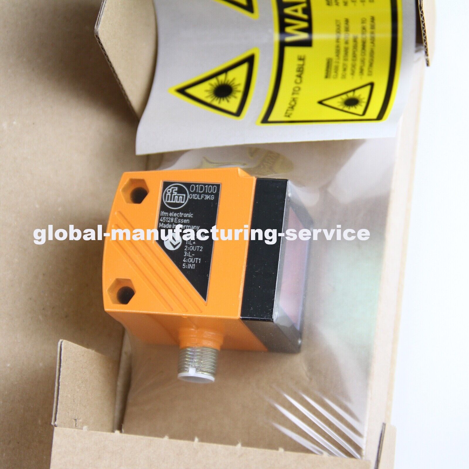 IFM O1D100 O1DLF3KG Photoelectric Distance Sensor - IFM