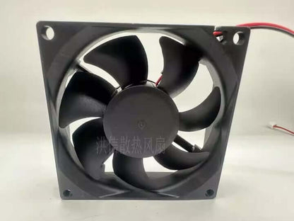 new LANGJIE LD158025S 8025 DC15V 0.30A 8CM 2-pin silent cooling fan