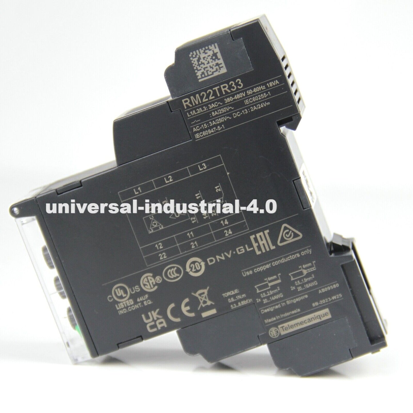 Schneider RM22TR33 Voltage Control Relay - SCHNEIDER ELECTRIC