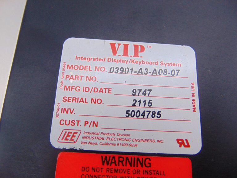 IEE 03901-A3-A08-07 HMI - IEE