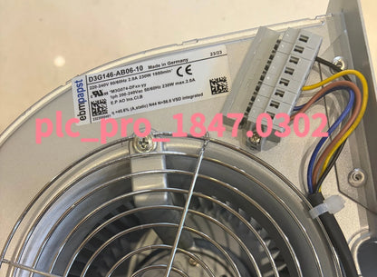 1PCS EBM D3G146-AB06-10 FOR ABB Inverter Cooling Fan Fast shipment #u