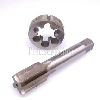 US Stock HSS 7/8-20 UNEF Tap & 7/8-20 UNEF Die Right Hand