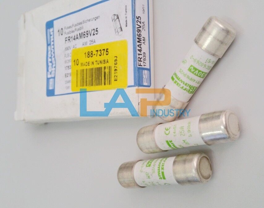 new 10Pcs Ferraz Shawmut FR14AM69V25 Fuse Solar PV 14*51mm 25A 690VAC - FERRAZ SHAWMUT