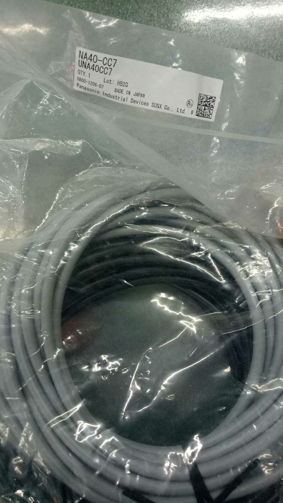 Panasonic NA40-CC7 Cables One-Year Warranty - PANASONIC