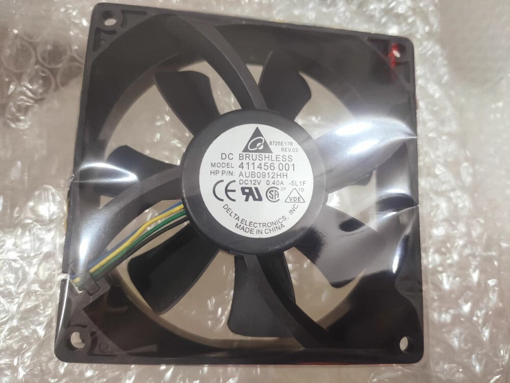Delta AUB0912HH 9025 DC12V 0.40A 9CM 4-Wire Temperature Control Cooling Fan