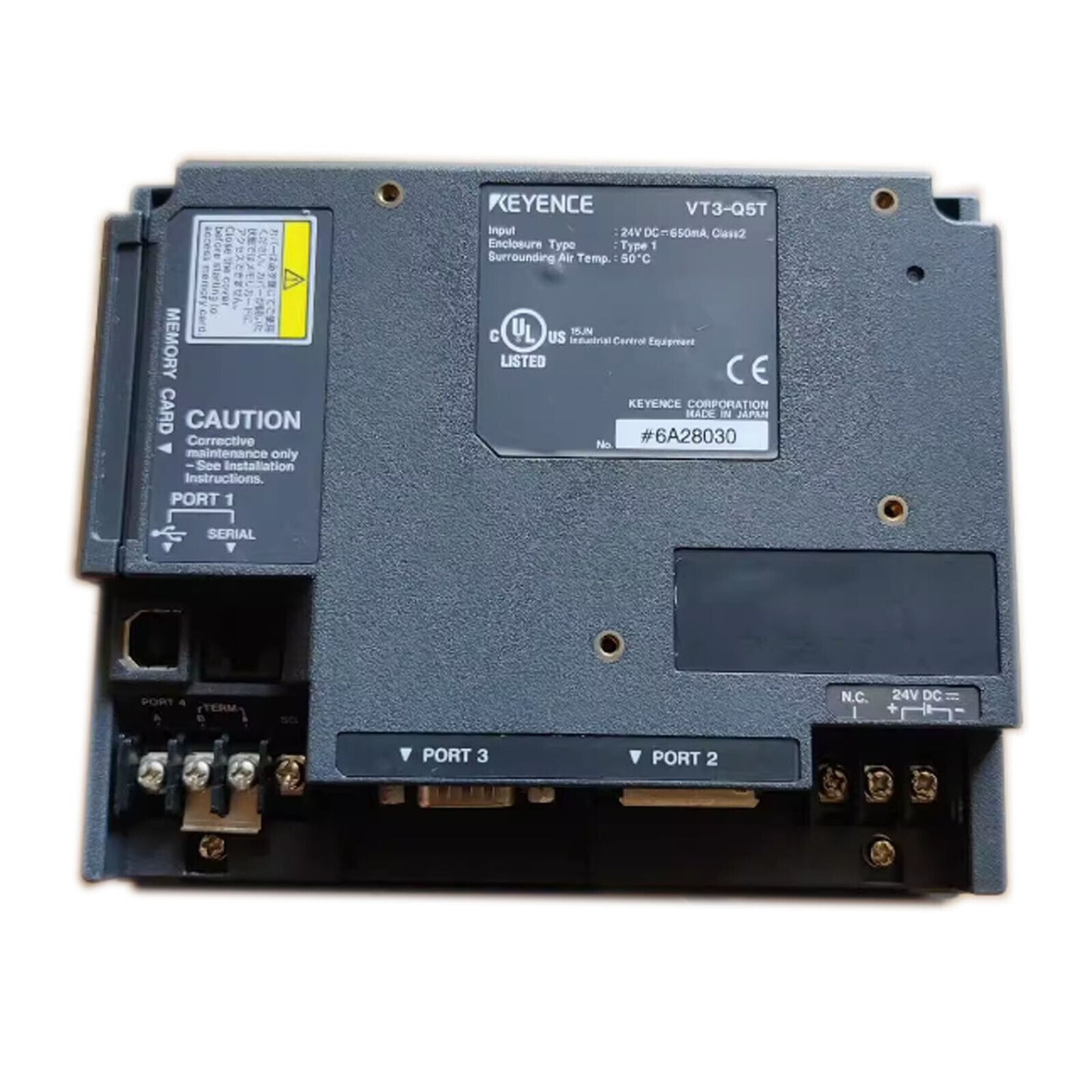 VT3-Q5T Color Operator Interface Touchscreen Control Panel - KEYENCE
