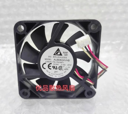 Delta AUB0624VHB 6015 DC24V 0.15A 60*60*15MM 3-Pin Inverter Cooling Fan