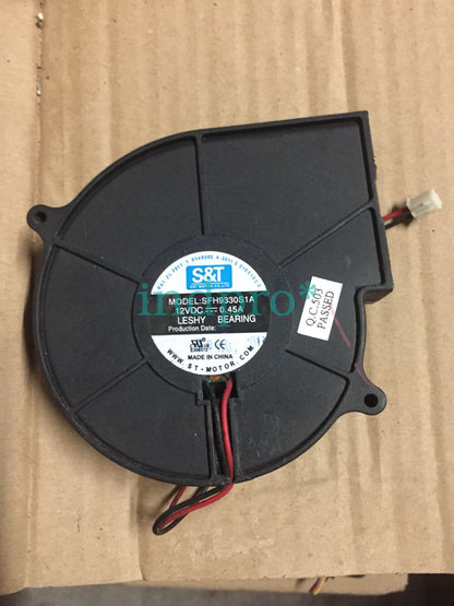 new for S & T SFH9330S1A 12V 0.45A 9330 blower cooling fan diagonal 9.7CM
