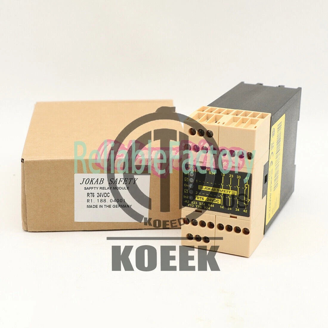 1PCS Jokab Safety ABB RT6-24VDC Safety Relay