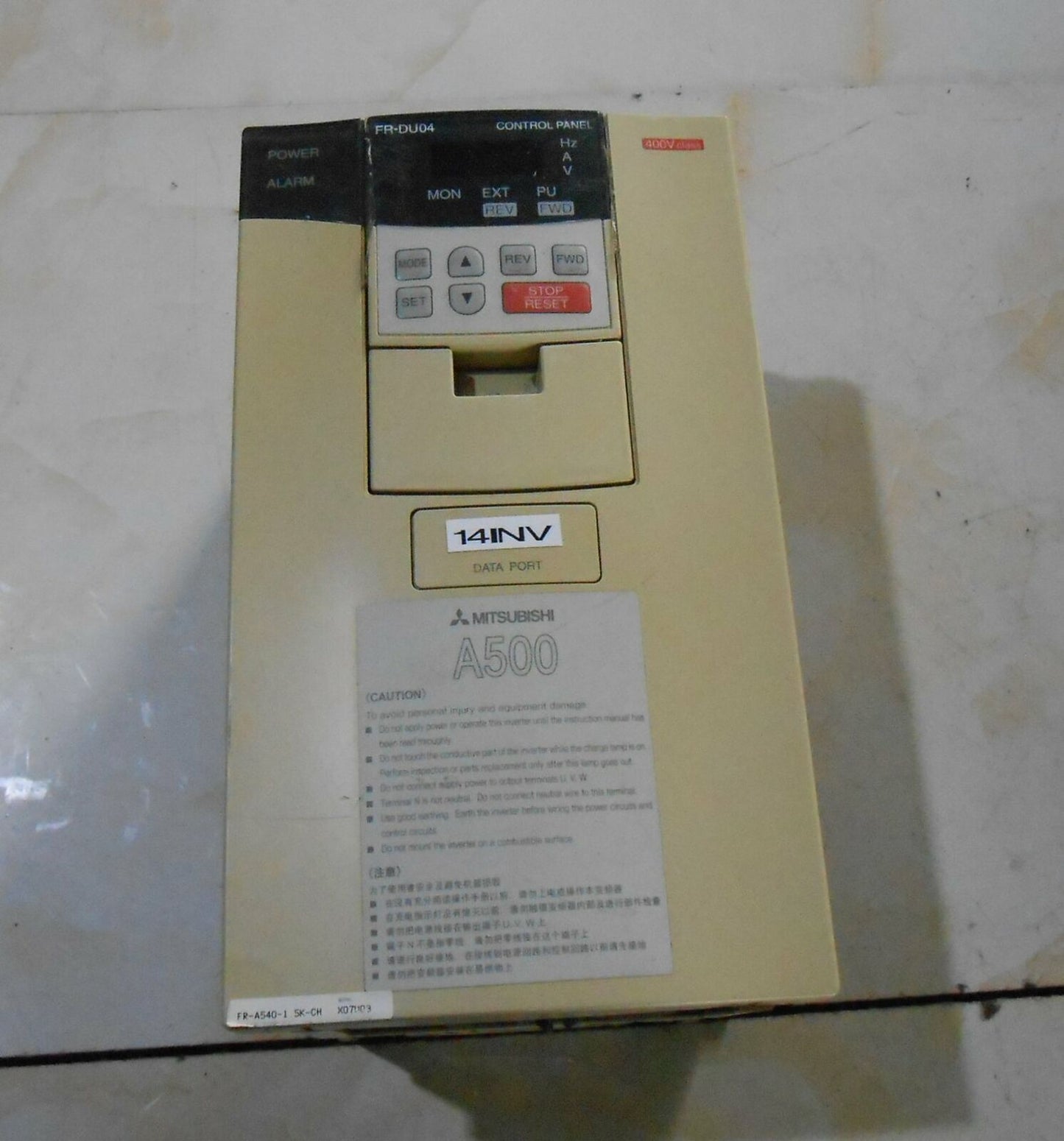 Used Mitsubishi FR-A540-2.2K 2.2KW 380V Tested Good Condition - MITSUBISHI