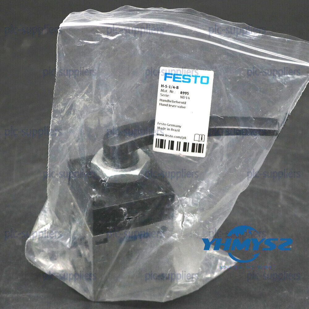 New 1PC Festo Hand Lever Valve H-5-1/4-B 8995 Stock - FESTO