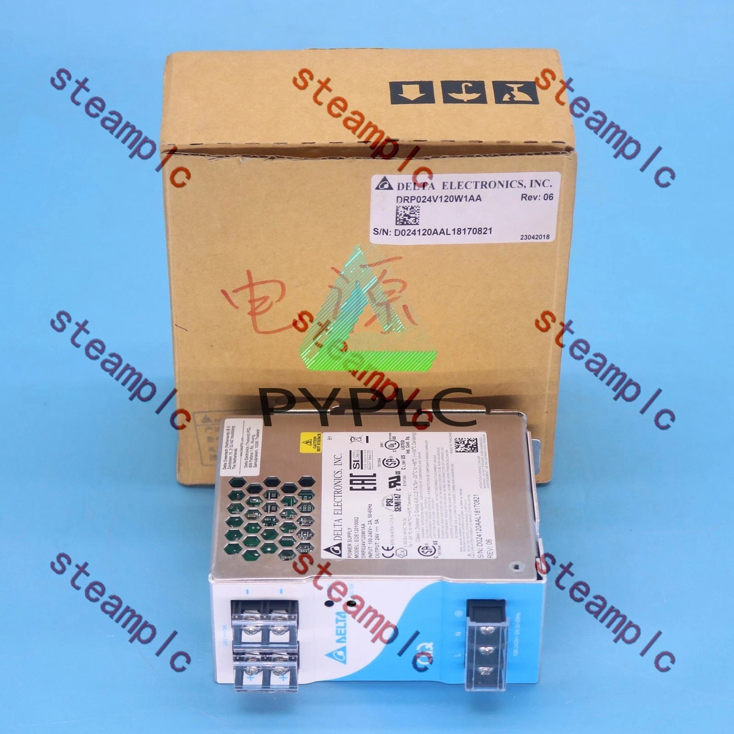 DELTA 1PC switching power supply DRP024V120W1AA 24V 120W