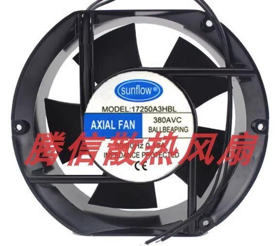 sunflow FM17250A3HBL 17251 AC380V 0.15A 17CM Metal Cooling Fan