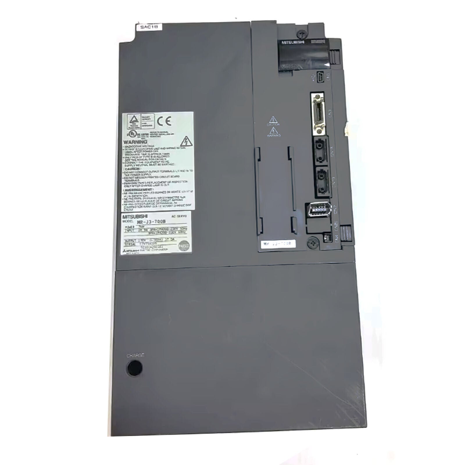 MITSUBISHI MR-J3-700B AC Servo Drive | High-Performance Servo Motor Controller - MITSUBISHI