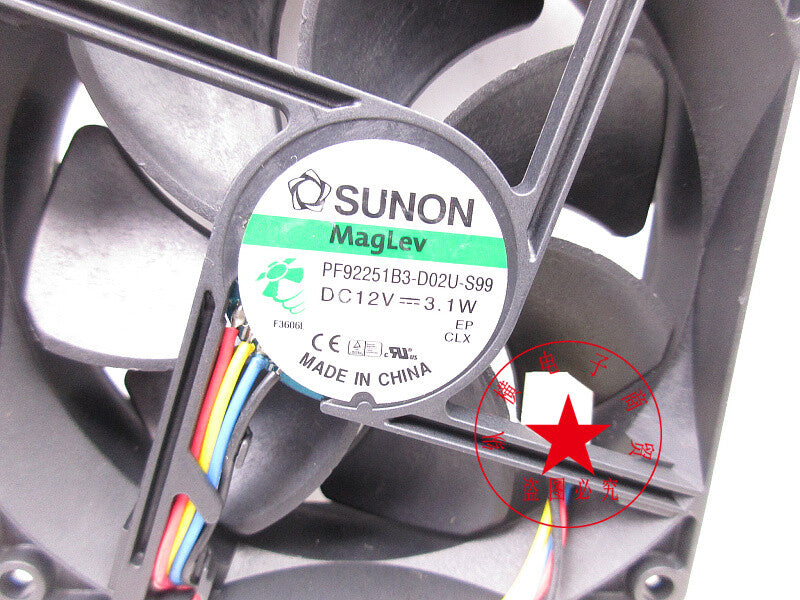 SUNON PF92251B3-D02U-S99 9025 12V3.1W silent fan