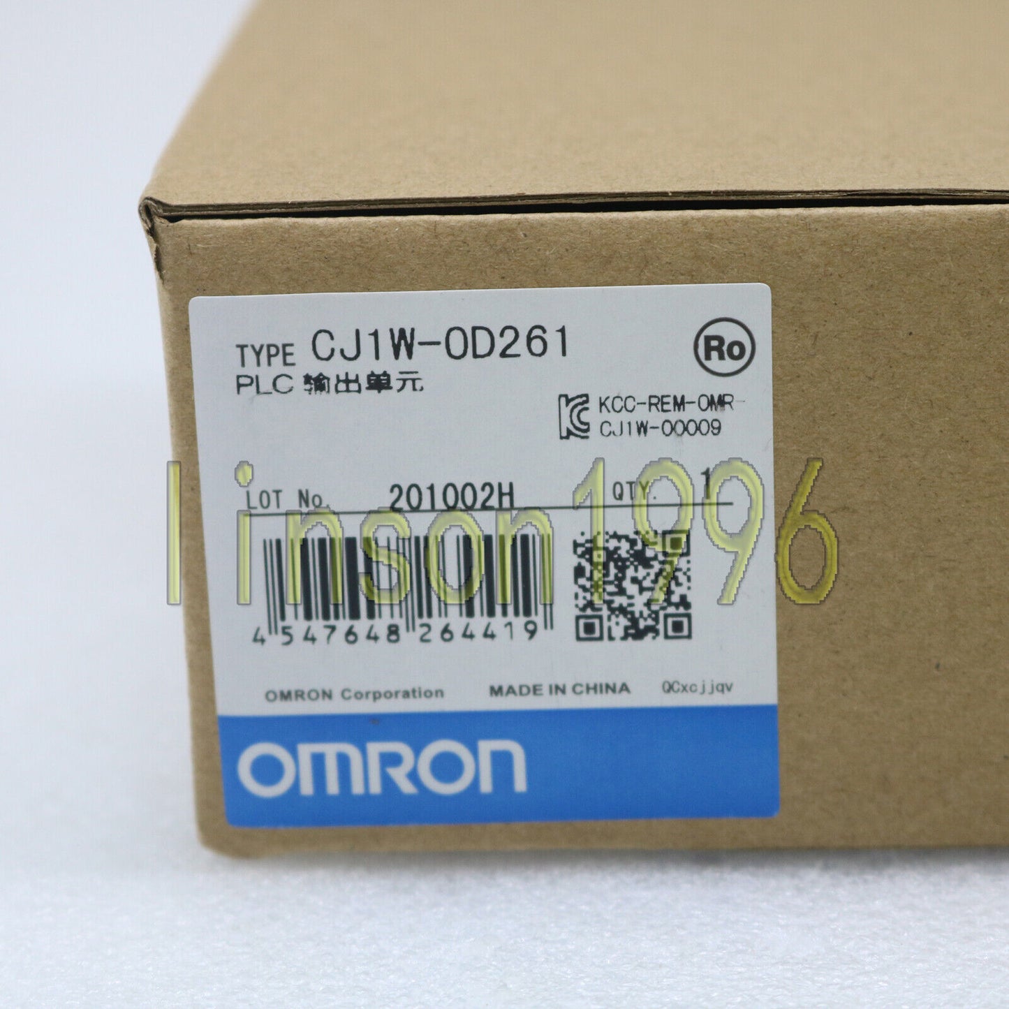 Omron CJ1W-OD261 PLC Expansion Output Module 12~24V DC - OMRON
