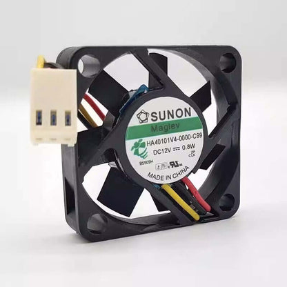 new SUNON HA40101V4-0000-C99 DC12V 0.8W 3-Pin Silent Cooling Fan