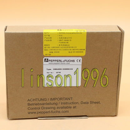 OBS4000-18GM60-E4 Inductive Sensor - PEPPERL+FUCHS