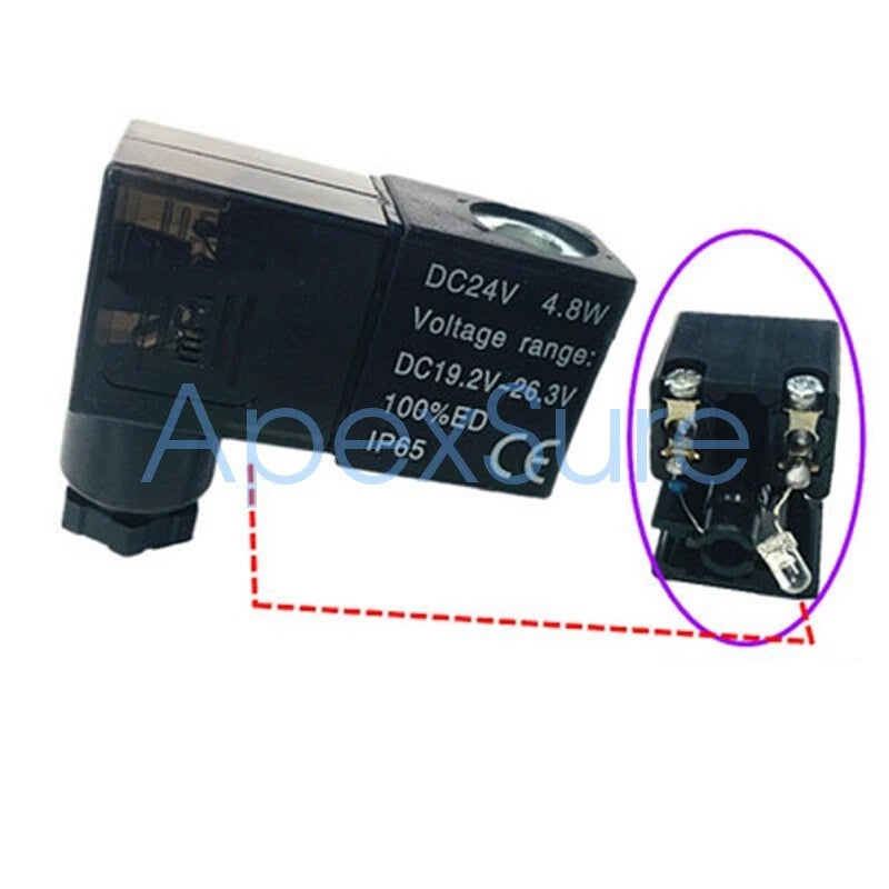 5PCS For Solenoid Valve Coil AC110V 220V 24V 12V AirTAC 4V210-08 310-10 210-08