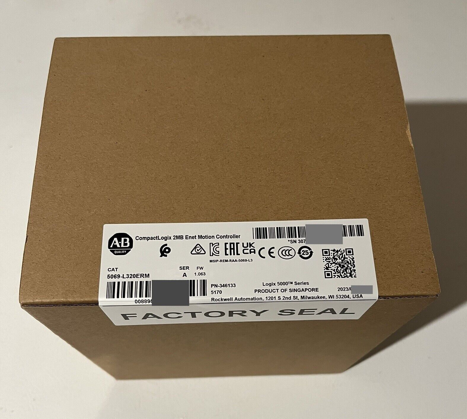 Allen Bradley 5069-L320ERM Controller 2022 - ALLEN BRADLEY