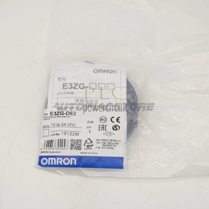Omron E3ZG-D62 Photoelectric Sensor 2M 12-24VDC N ew 1PCS
