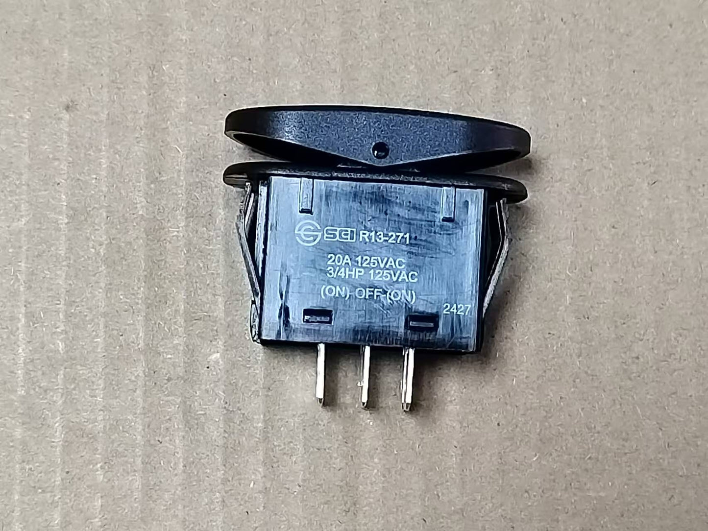 new 1PC SCI R13-271 6Pins 3 positions 20A/125VAC Rocker Switch