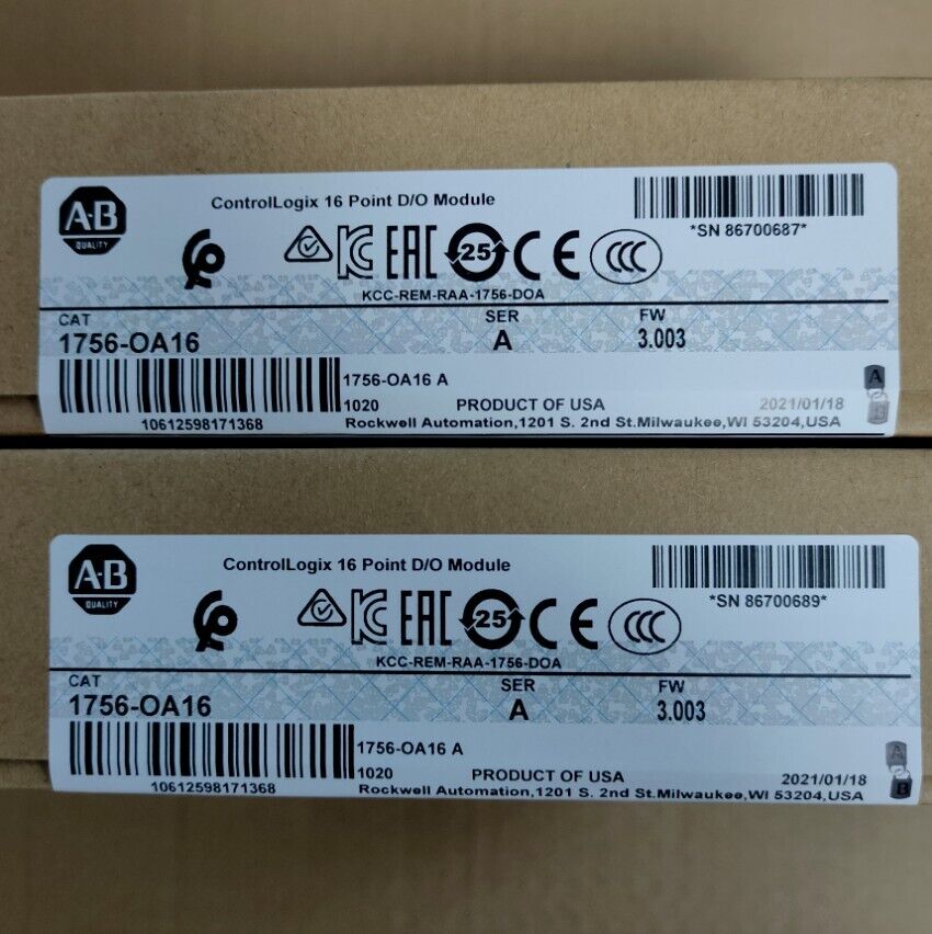 Control Logix 16 Point Module 1756OA16 New Factory Sealed - CONTROL LOGIX