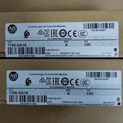 Control Logix 16 Point Module 1756OA16 New Factory Sealed - CONTROL LOGIX