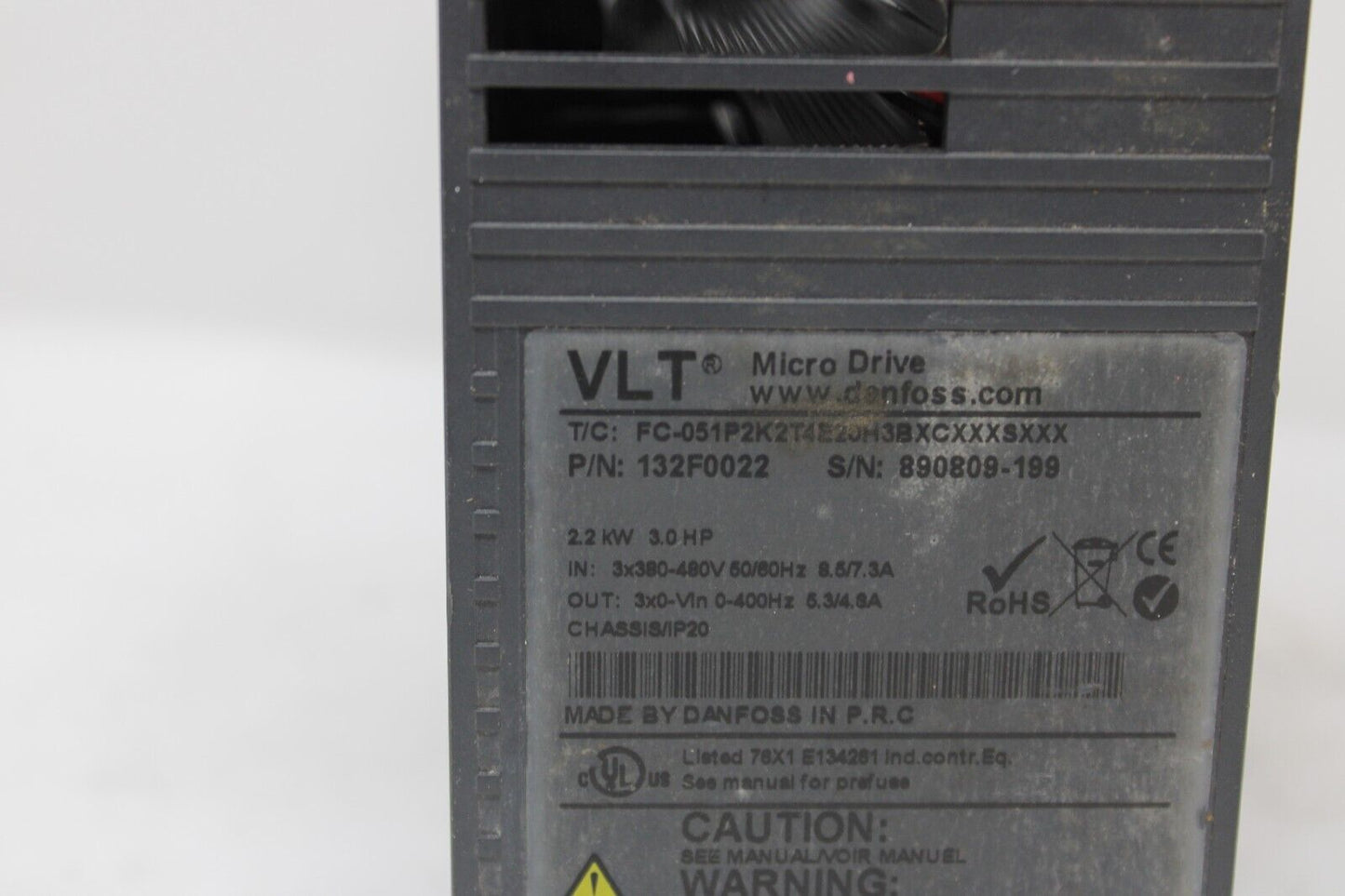 used Danfoss 132F0022 VLT Inverter Drive - DANFOSS