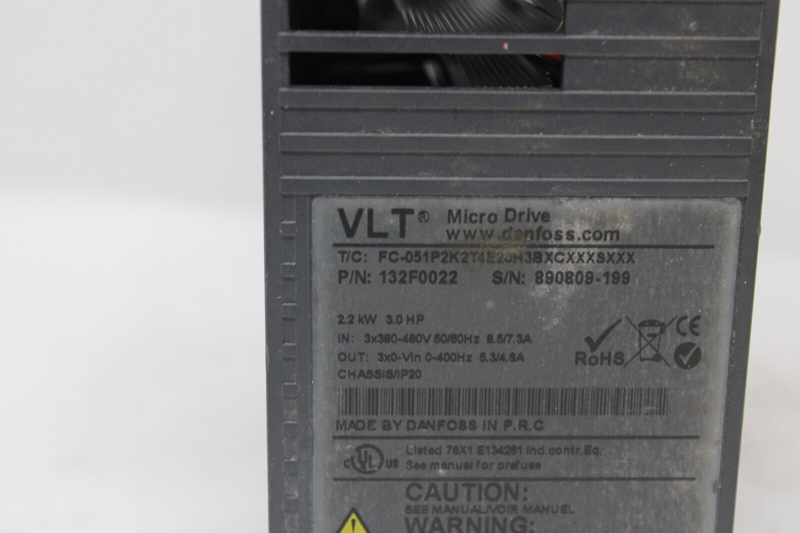 used Danfoss 132F0022 VLT Inverter Drive - DANFOSS