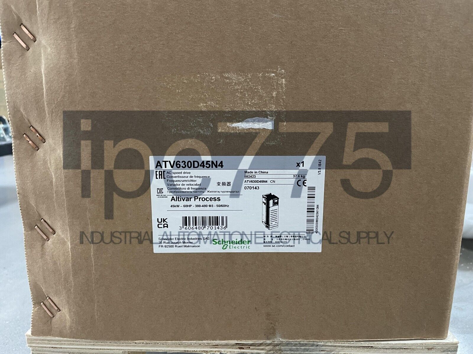Schneider ATV630D45N4 Frequency Converter 45KW - SCHNEIDER