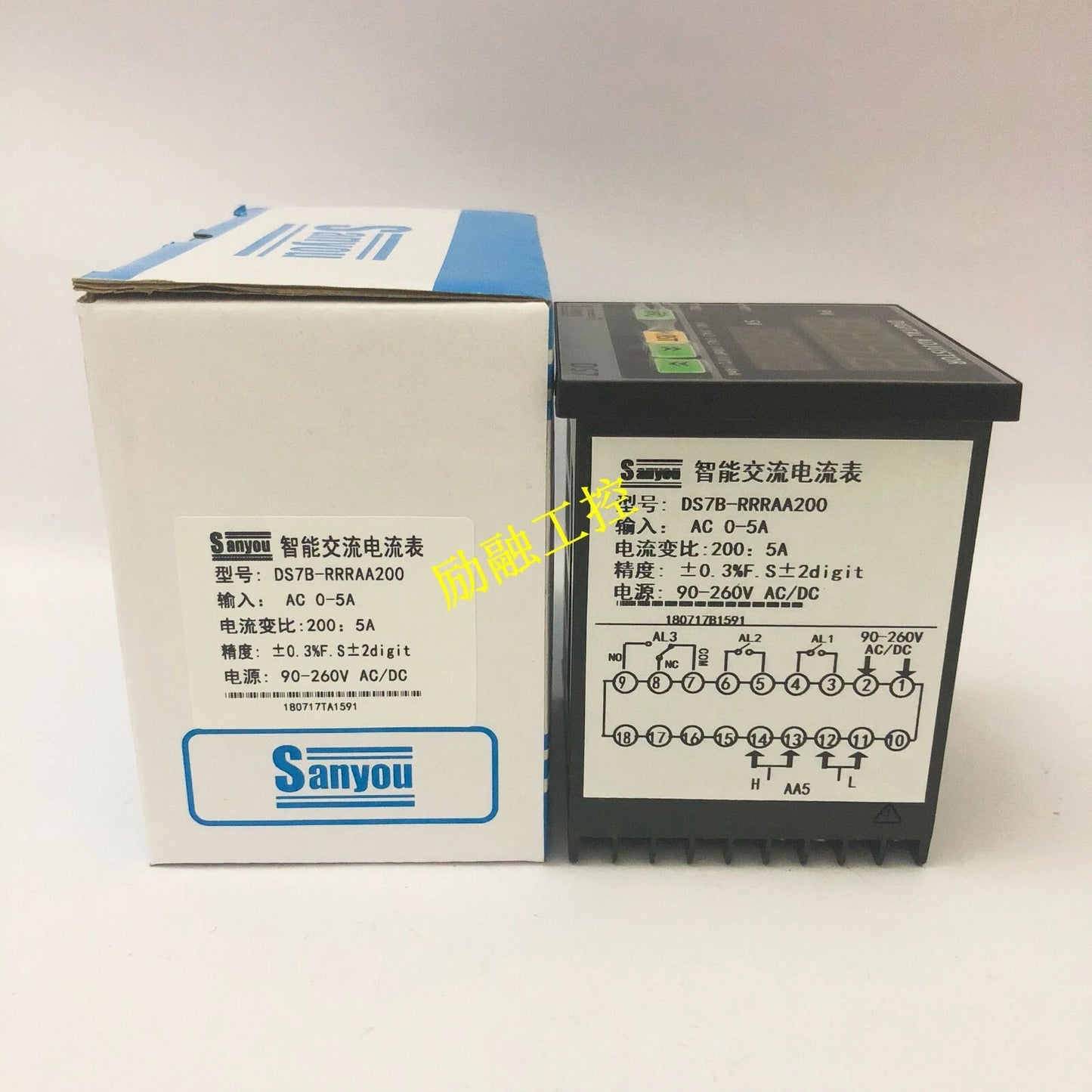 1pcs sanyou DS7B-RRRAA200 intelligent AC ammeter