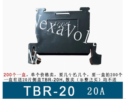 20PC tend Rail type terminal TBR-10 ~