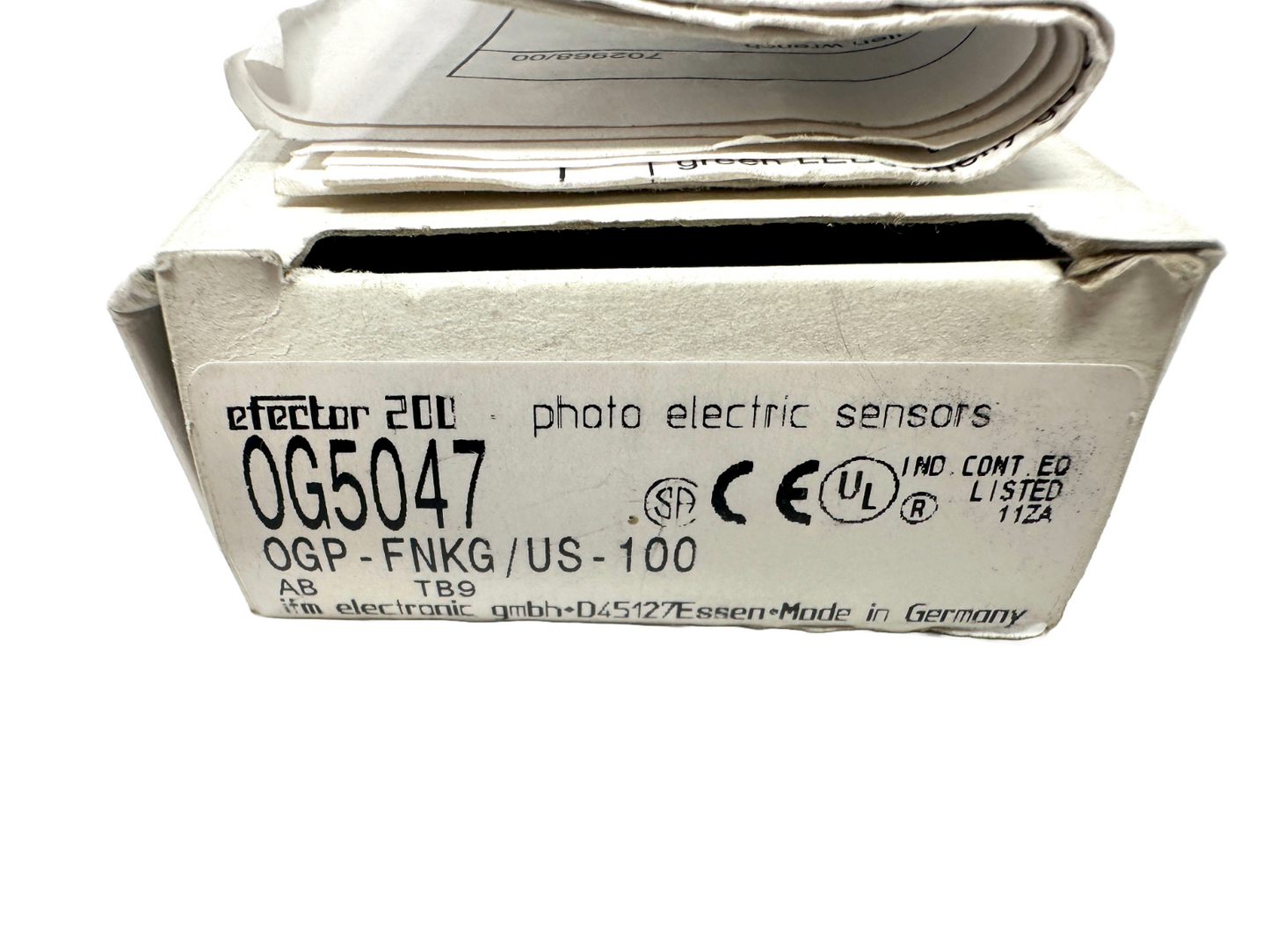 new Ifm OG5047 Sensor OGP-FNKG/US-100 - IFM